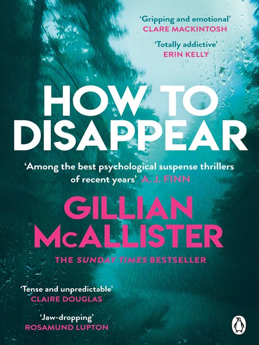 Title details for How to Disappear by Gillian McAllister - Wait list
